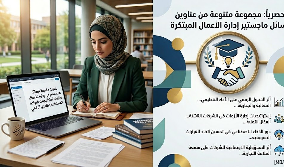 معايير اختيار عناوين رسائل ماجستير ادارة اعمال معايير اختيار عناوين رسائل ماجستير ادارة اعمال