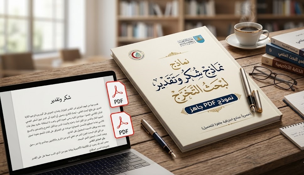 أهمية كتابة شكر وتقدير لبحث التخرج pdf أهمية كتابة شكر وتقدير لبحث التخرج pdf