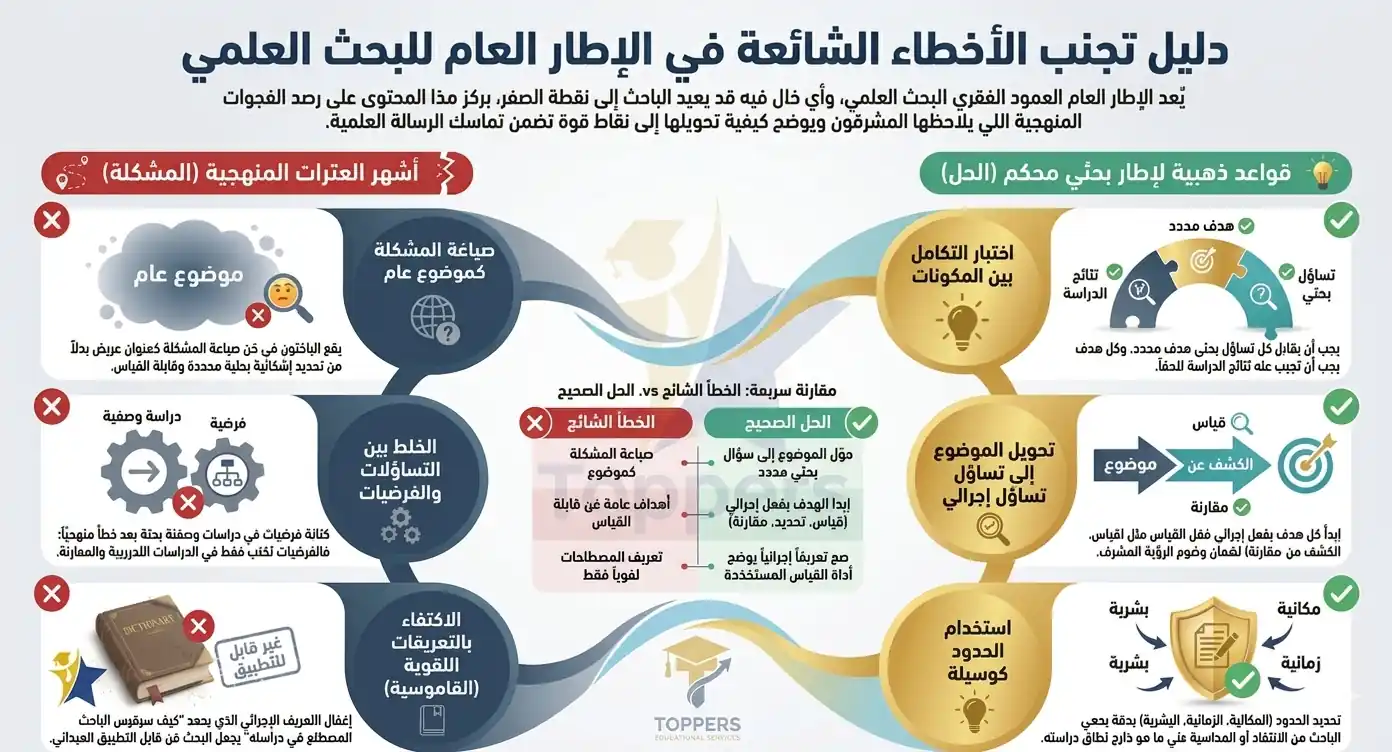 الأخطاء الشائعة في الإطار العام وكيف تتجنبها الأخطاء الشائعة في الإطار العام وكيف تتجنبها
