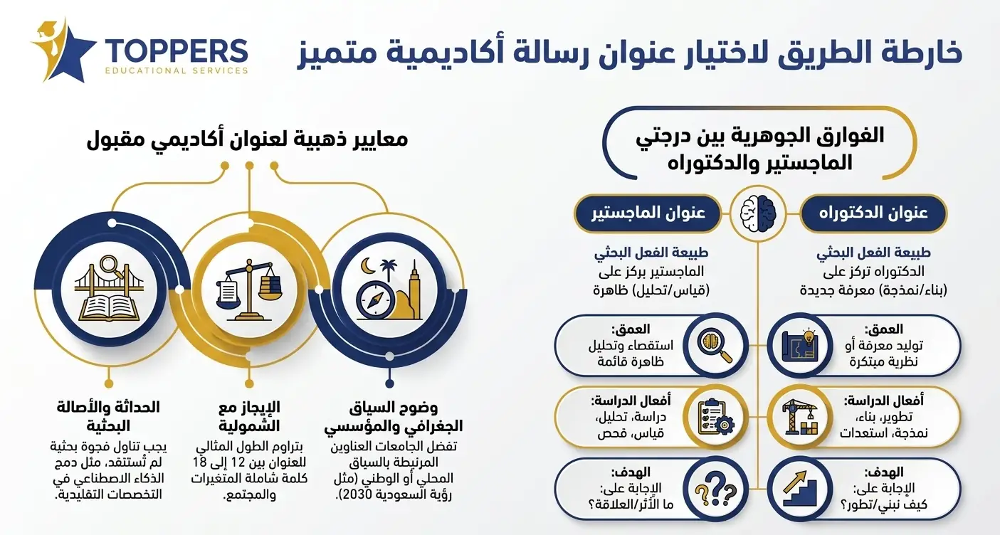 اقتراح عناوين رسائل ماجستير ودكتوراه جديدة في كافة التخصصات اقتراح عناوين رسائل ماجستير ودكتوراه جديدة في كافة التخصصات