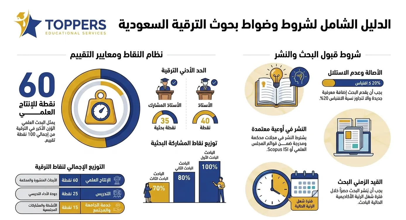 شروط بحوث الترقية العلمية في السعودية شروط بحوث الترقية العلمية في السعودية