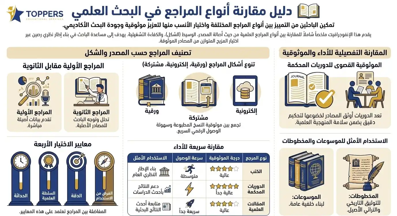 كيف تختار المرجع العلمي المناسب؟ كيف تختار المرجع العلمي المناسب؟