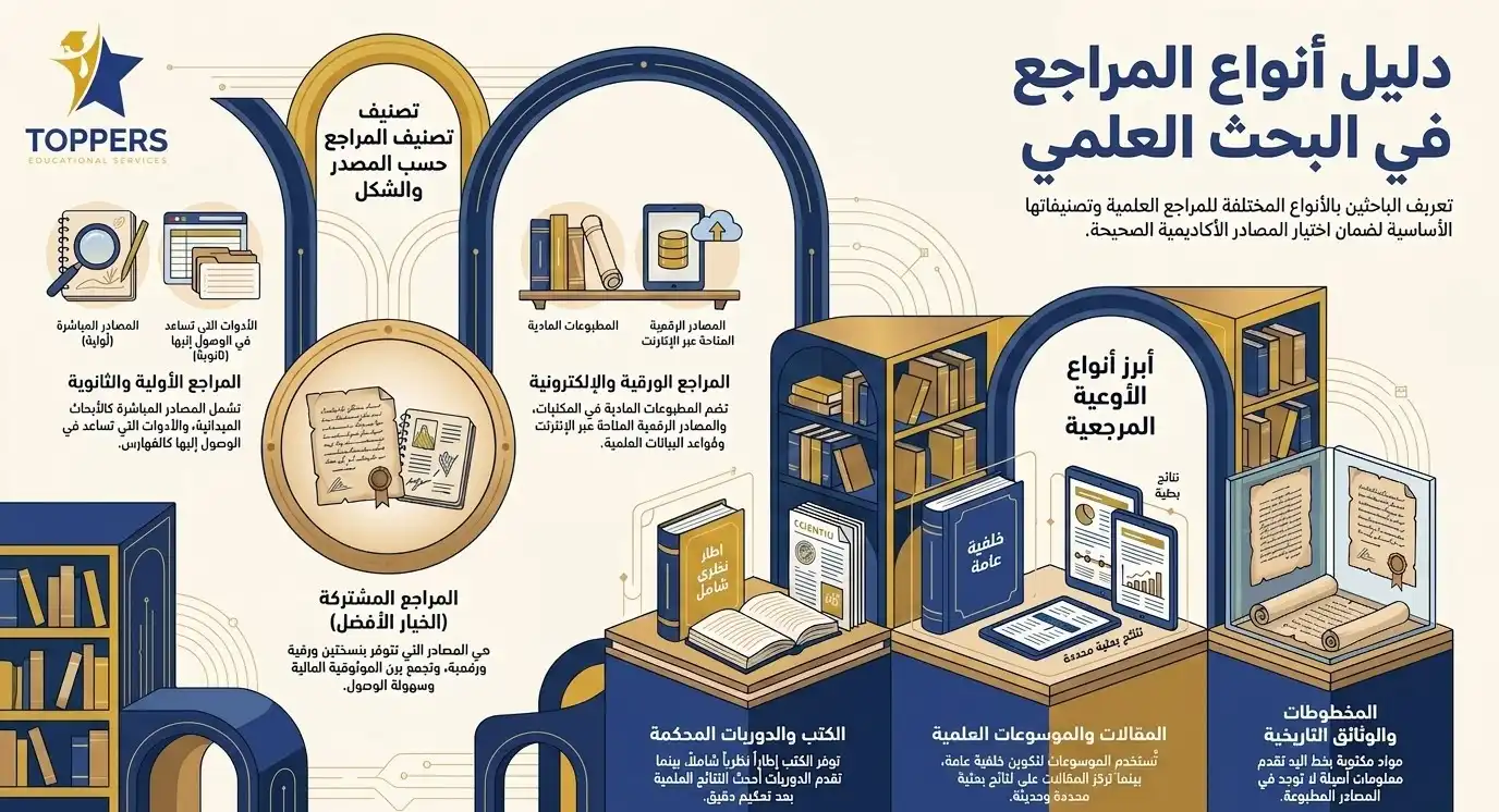 ما المقصود بأنواع المراجع في البحث العلمي؟ ما المقصود بأنواع المراجع في البحث العلمي؟