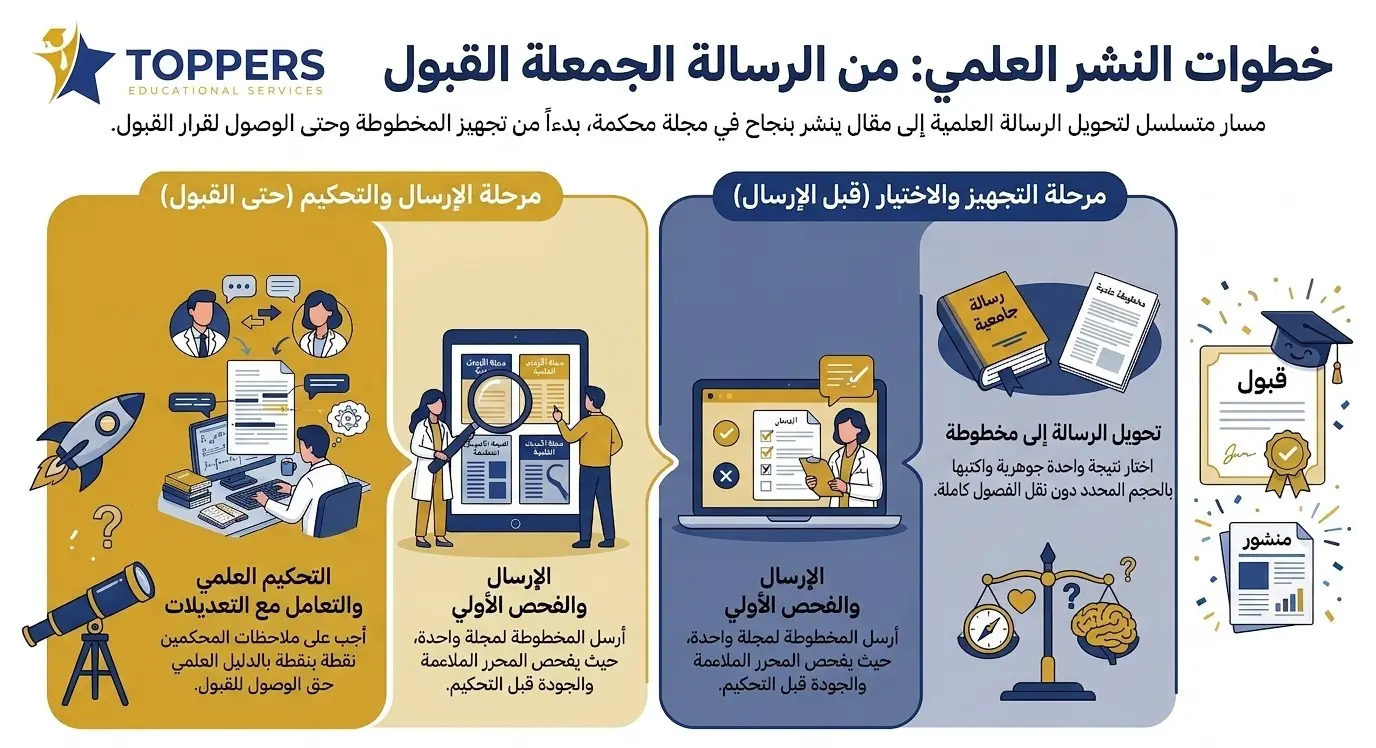خطوات النشر العلمي من الرسالة إلى القبول خطوات النشر العلمي من الرسالة إلى القبول